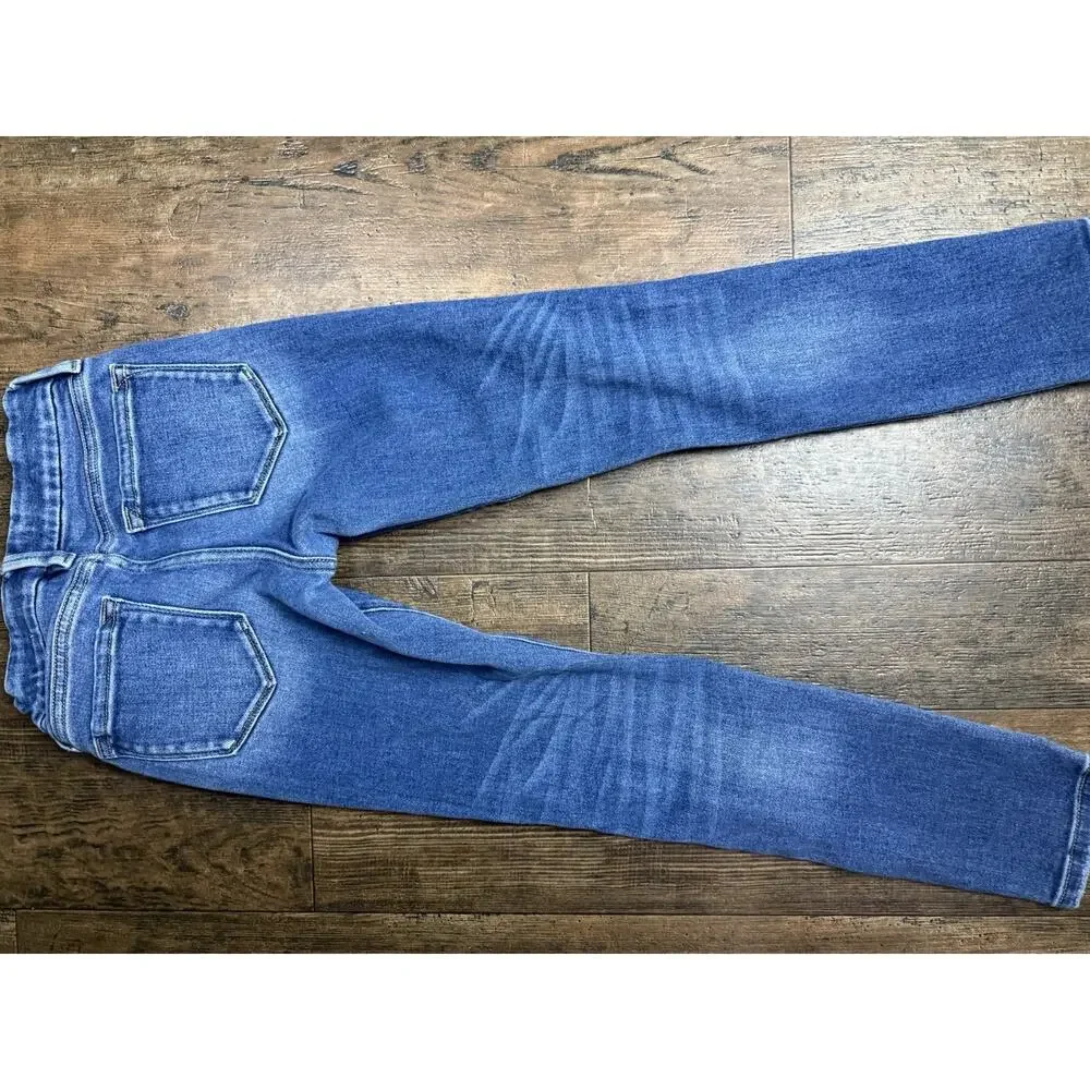 KANCAN YOUTH Girls Size 12 JEANS Skinny Mid Rise Distressed Denim